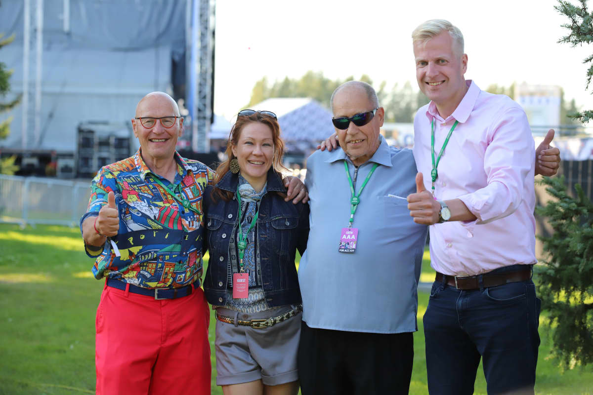 Pori Jazzin neljä toimitusjohtajaa