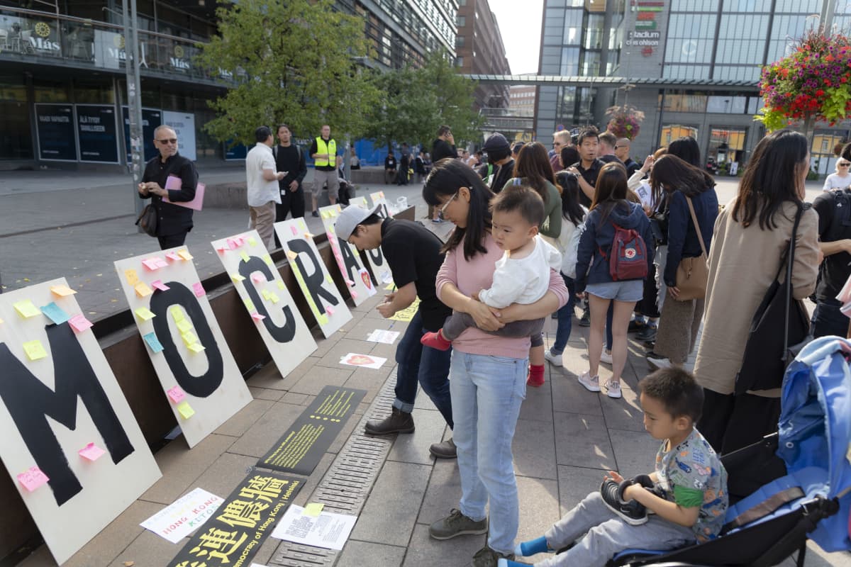 Hong Kongin tukimielenosoitus