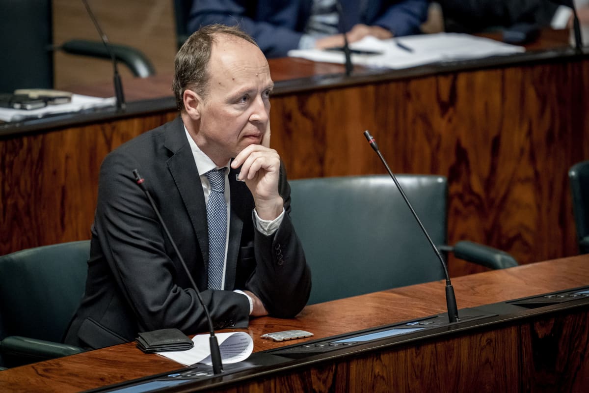 Kansanedustaja Jussi Halla-Aho ,PS, täysistunnossa 11.9.2019