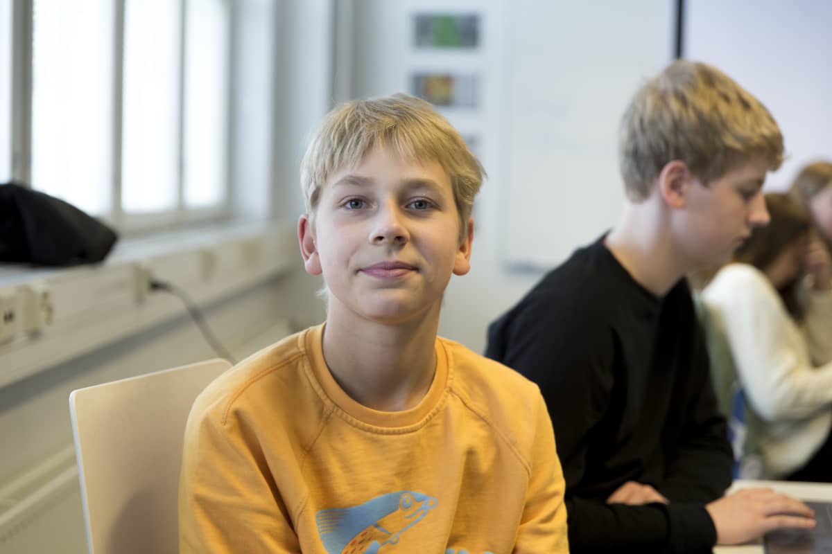 Alex Masalin. Yläkoululainen. Pasila
