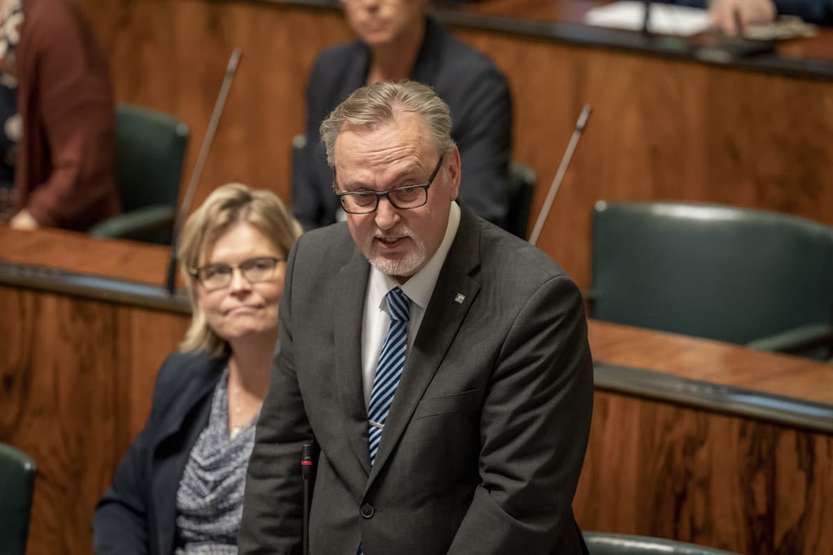 Antero Laukkanen eduskunnassa 12. syyskuuta 2019.
