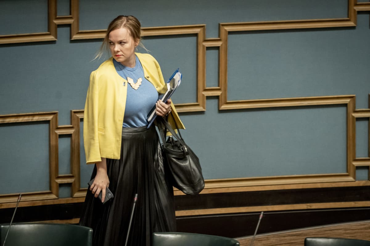 Katri Kulmuni eduskunnassa 12.9.2019
