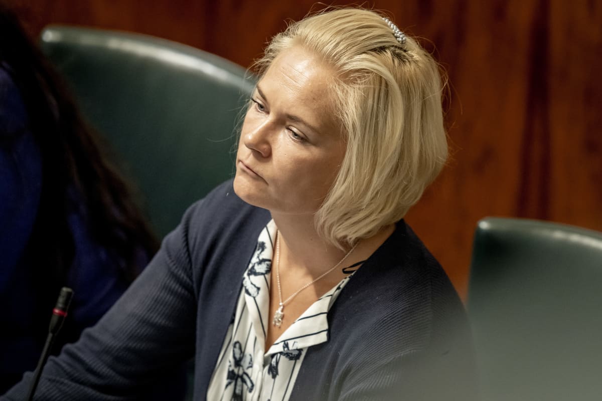 Mari Rantanen eduskunnassa 12.9.2019