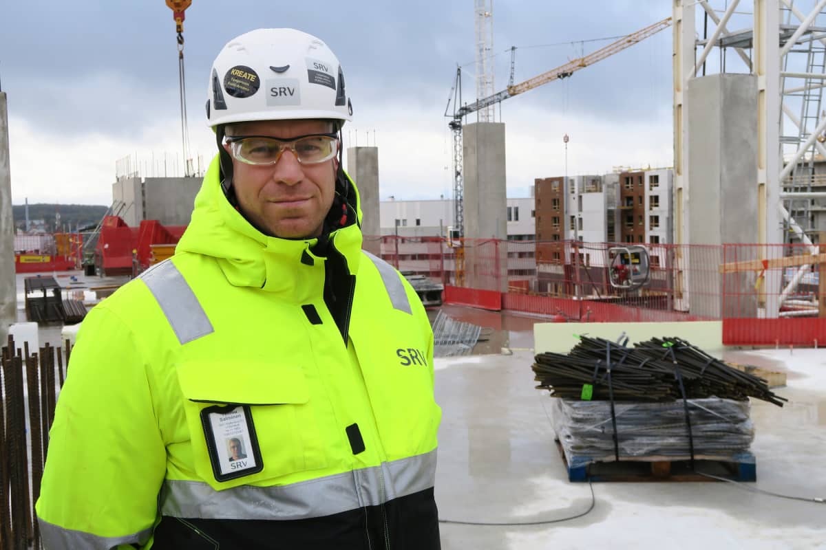 työmaapäällikkö Teemu Salminen