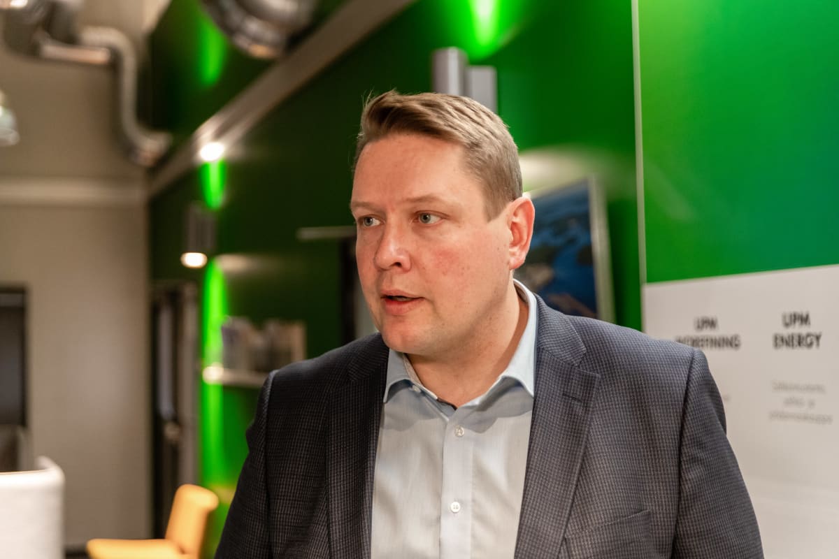 UPM Kaukaan sahan johtaja Antti Waajakoski.