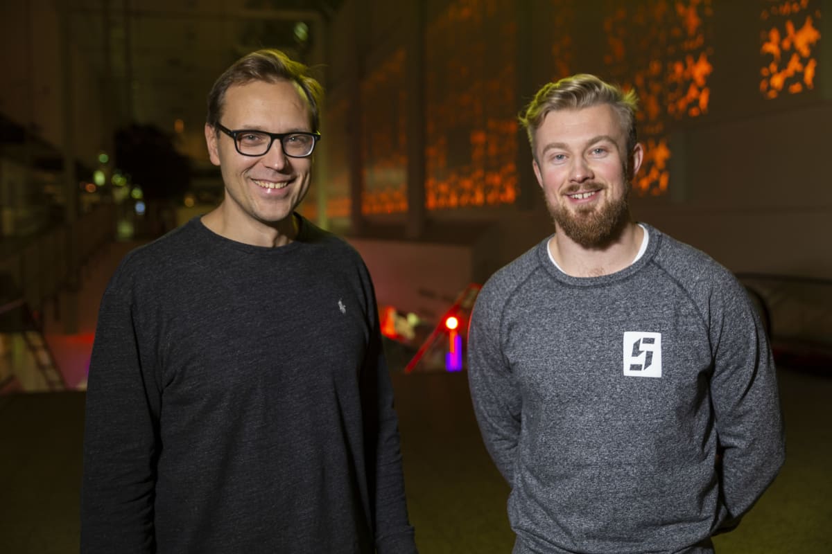 Timo Ahopelto, Slushin hallituksen puheenjohtaja, Andreas Saari, Slushin toimitusjohtaja