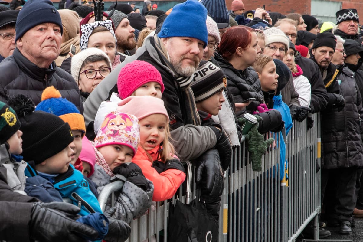 Itsenäisyyspäivän viettoa Tampereella.