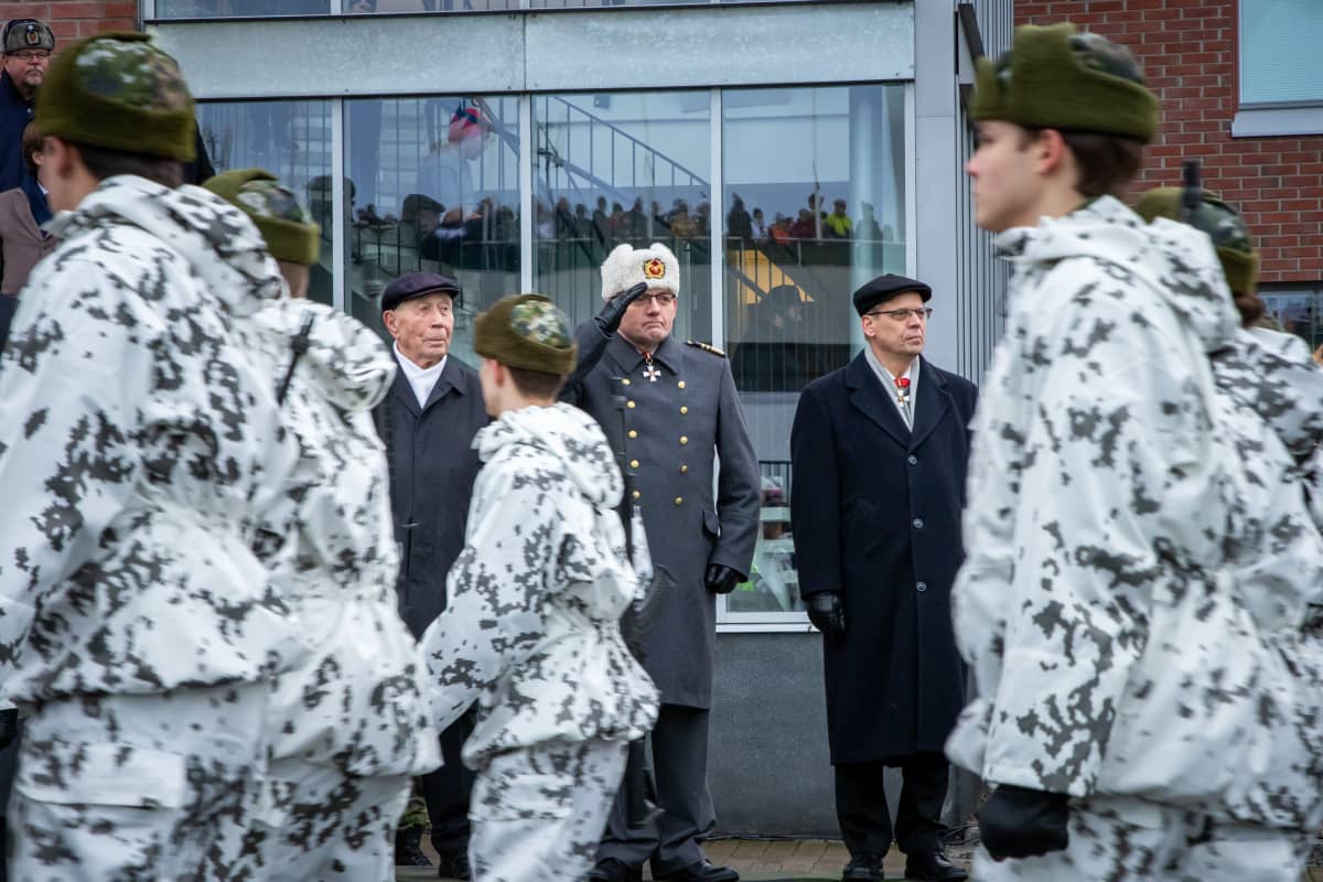 Itsenäisyyspäivän viettoa Tampereella.