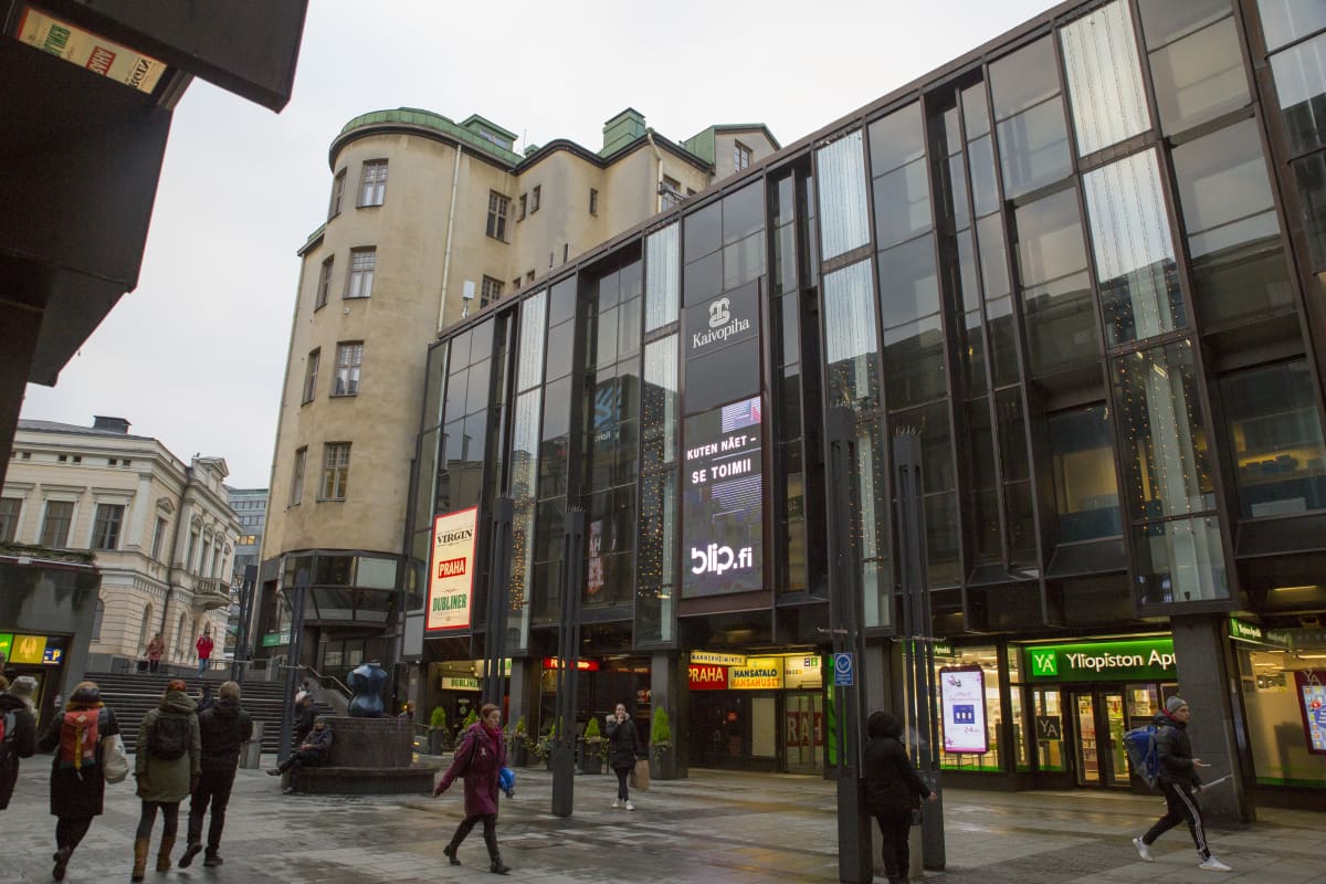Kaivopiha ja Hansatalon julkisivu
