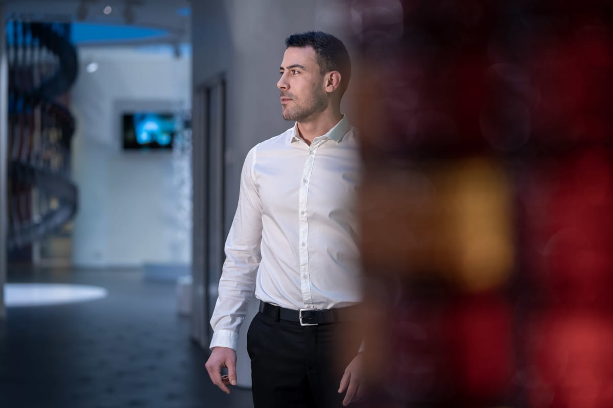 Fiskars Groupin taloushallinnossa työskentelevä (Junior Financial Analyst/Junior-analyytikko) Abdullah Jarkas, Fiskars, Arabia135, Helsinki, 20.12.2019.