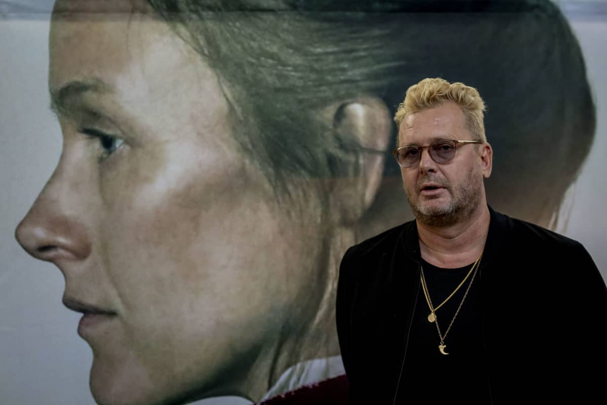 Antti J. Jokinen Helene-elokuvan lehdistötilaisuudessa