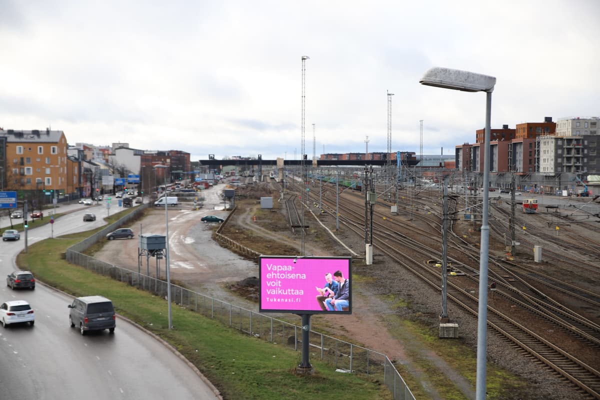 rautateitä Turun asemanseudulla