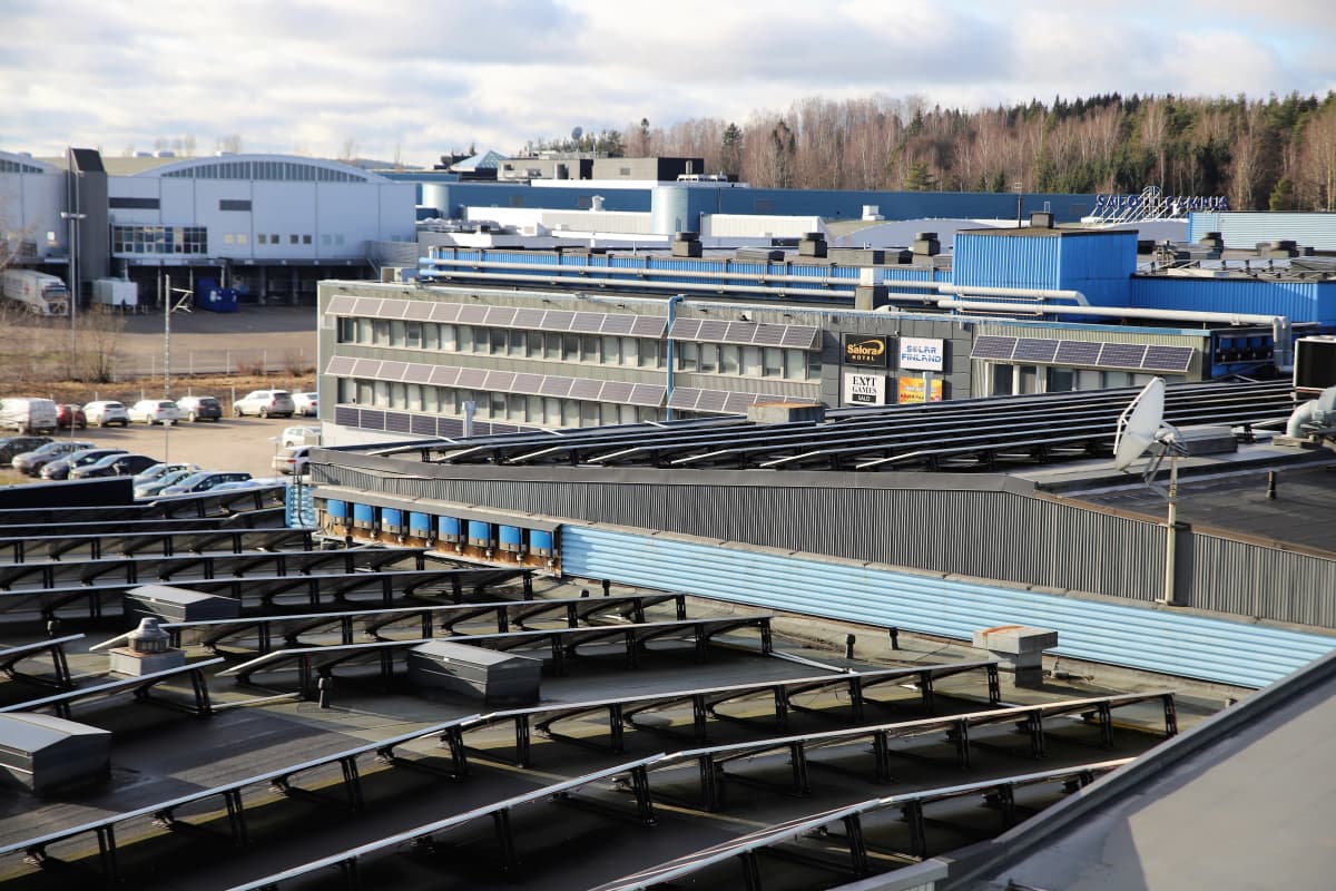 Solar Finlandin tehdas Salossa
