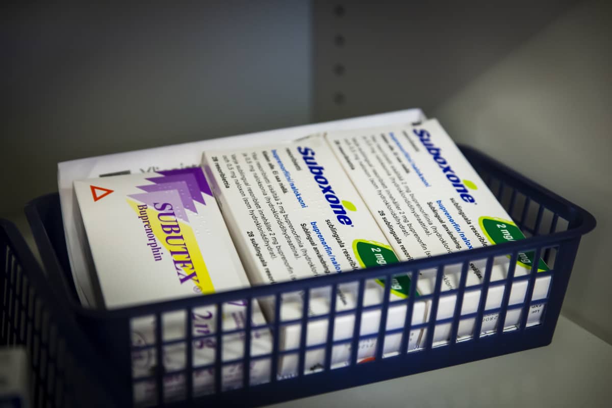 Subutex ja suboxone paketteja korvaushoitopoliklinikalla