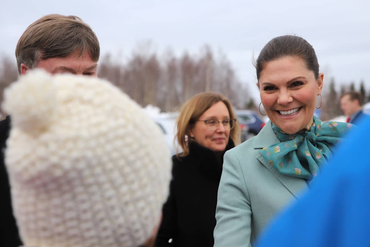 Kruununprinsessa Victoria Ruotsin Pellossa.