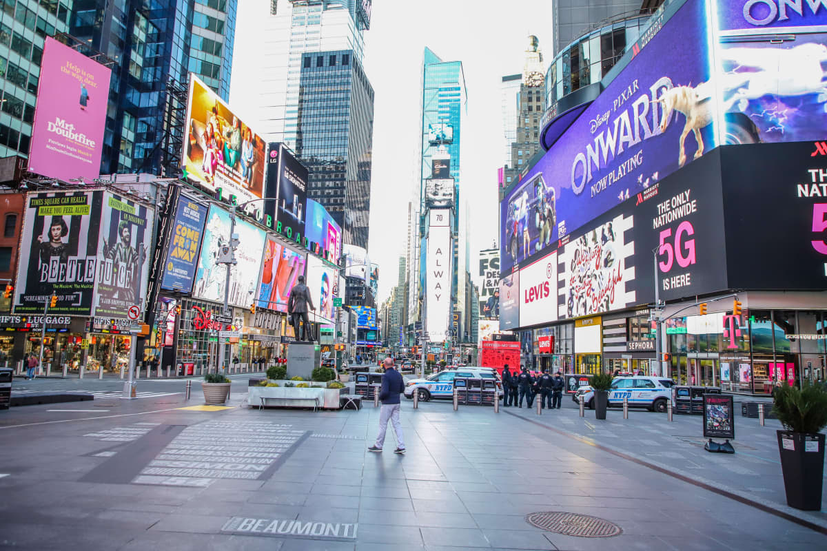 Tyhjä times square