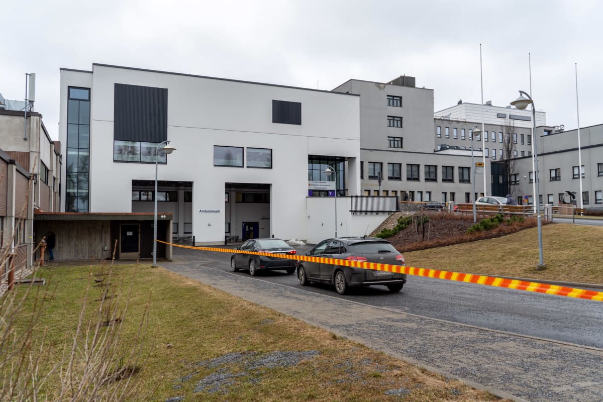 Koronaviruksen näytteenottopaikassa Hatanpään sairaalalla.