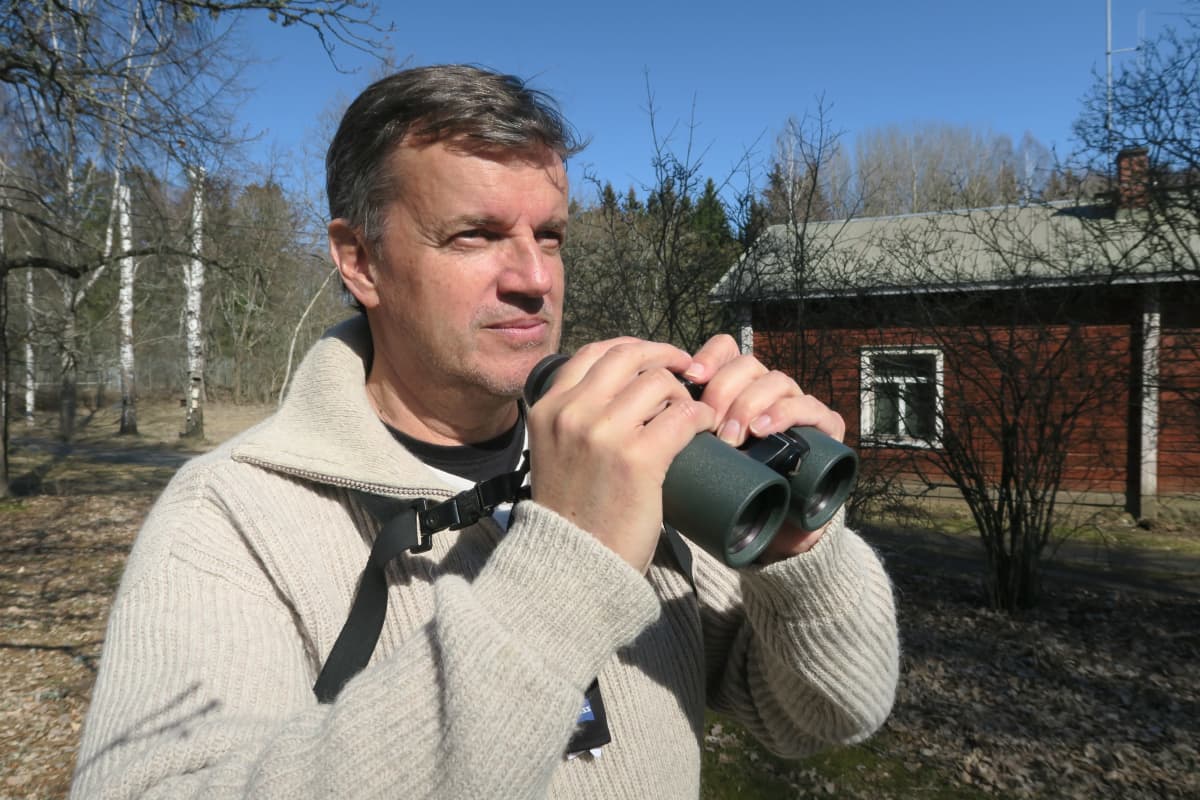 Lintuharrastaja Markku Hyvärinen