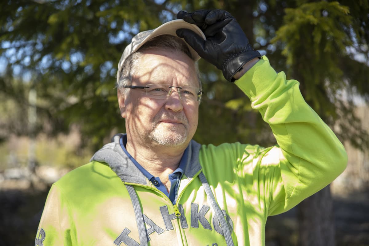 Tahkon kyläyhdistyksen puheenjohtaja Kari Heiskanen.