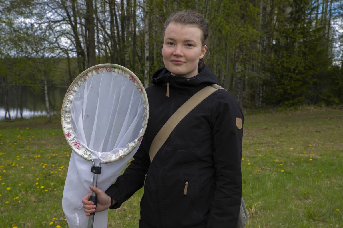 Ida-Maria Huikkonen haavin kanssa