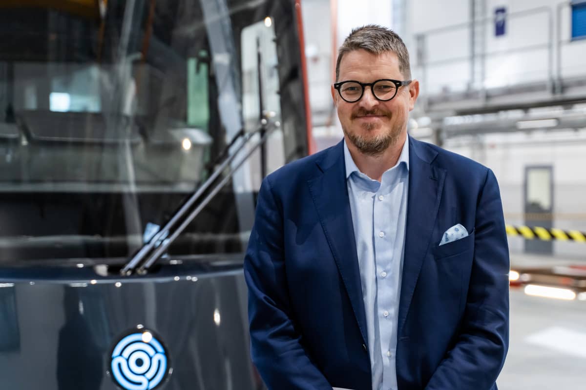Tampereen Raitiotie Oy:n toimitusjohtaja Pekka Sirviö.