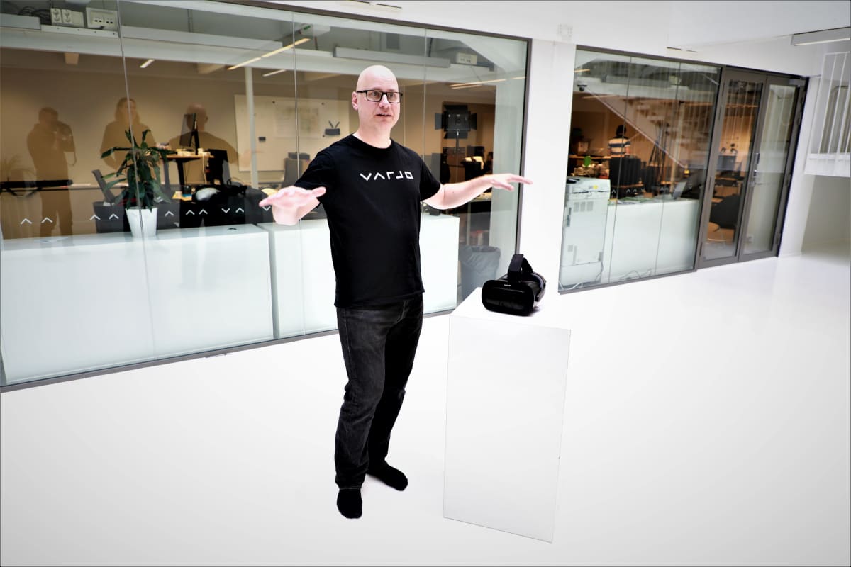 Varjo Technologies Oy:n toimitusjohtaja Niko Eiden