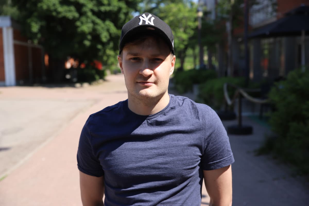 Juha Ristolainen Kotkan Karhuvuoressa.