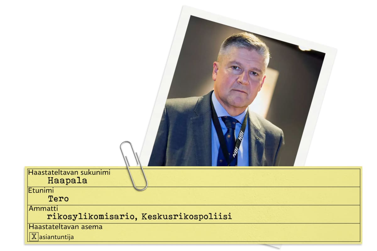 Tero Haapalasta tehty tietokortti