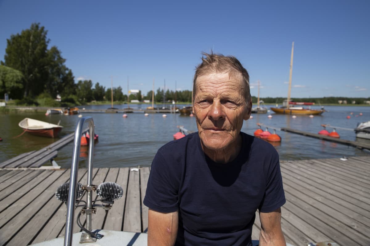 Rolf Tikander taksiveneyrittäjä Loviisasta.