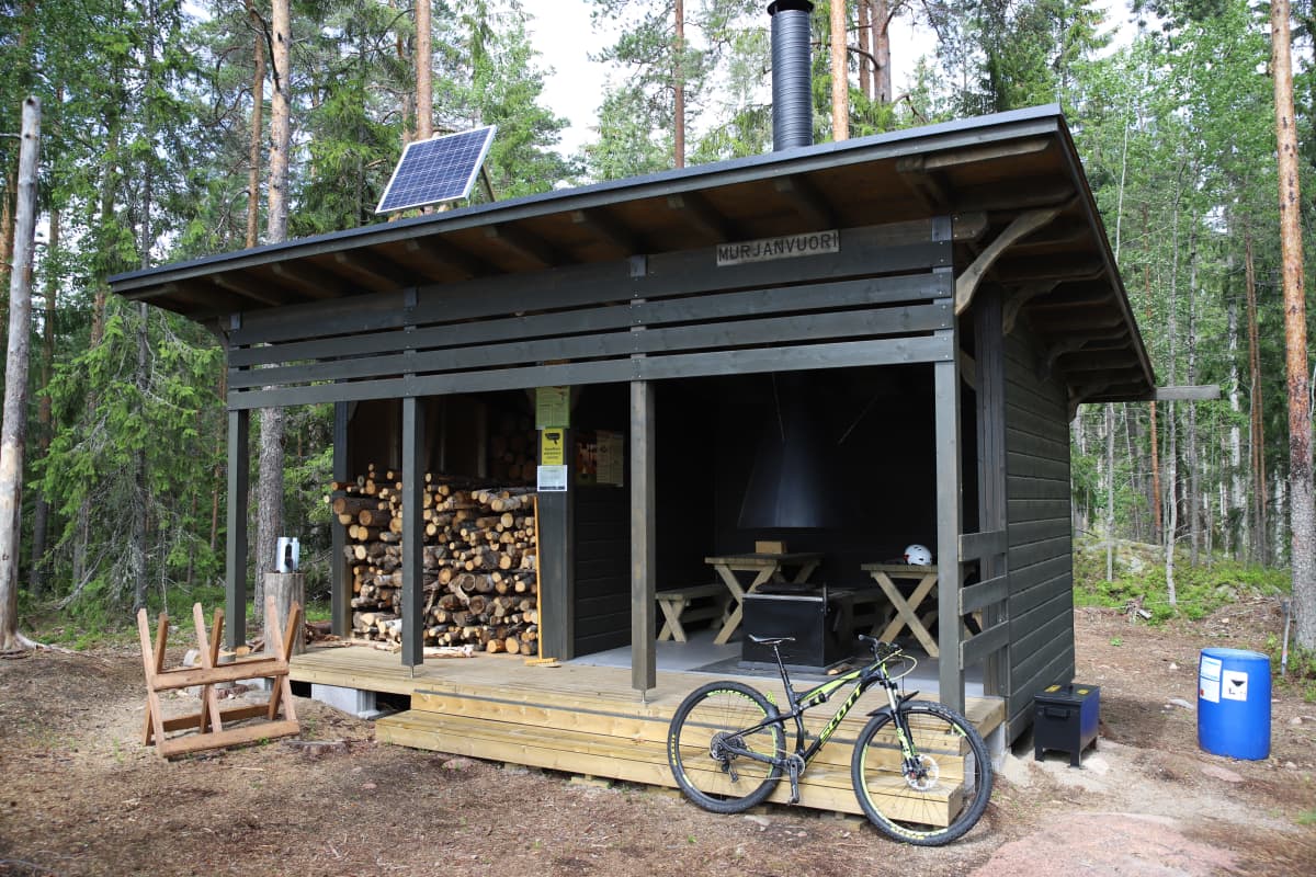Murjanvuoren levähdyspaikka.