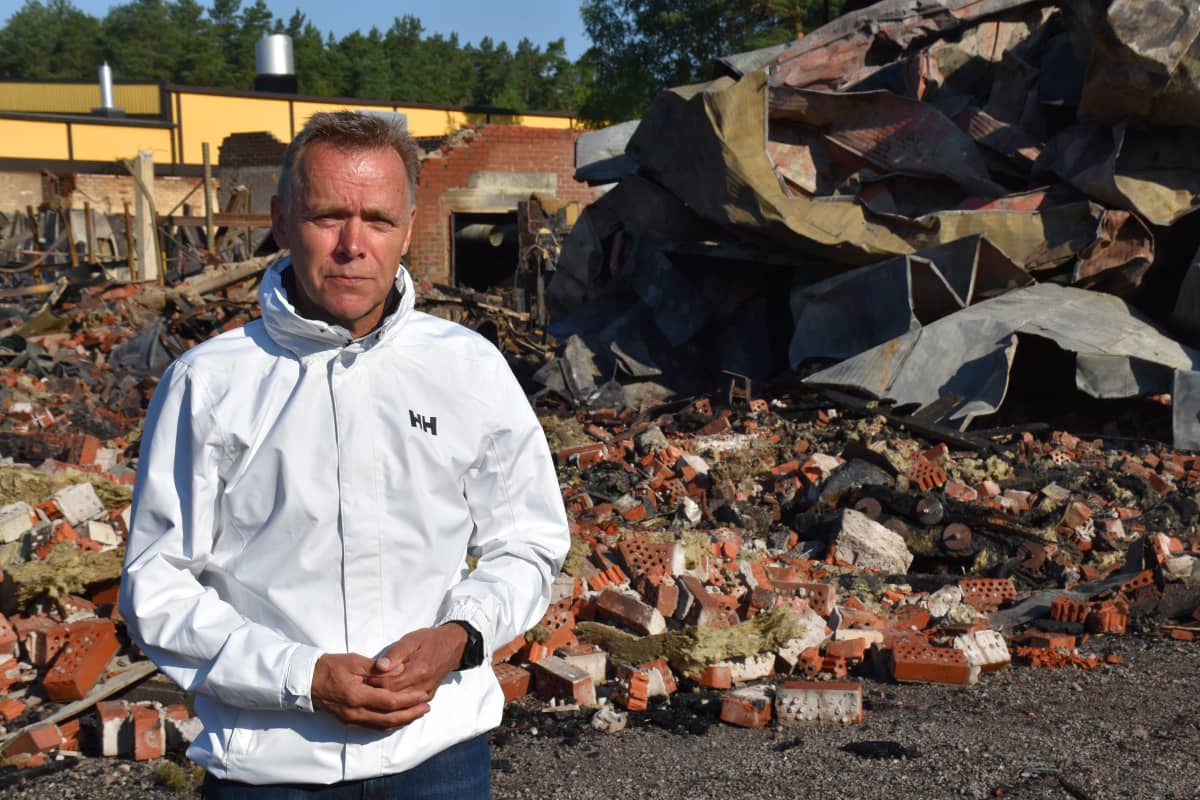 Kiuastehtaan palo Raumalla