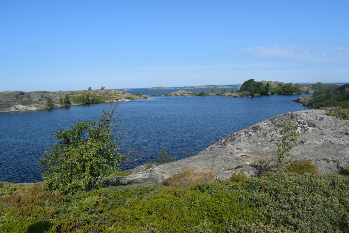 Björkön saaren sisäjärvi.