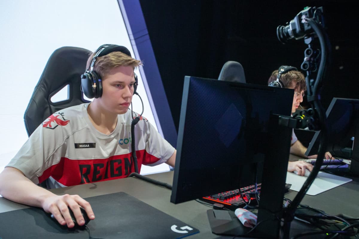 Petja "Masaa" Kantanen Overwatch Leaguen ottelussa keväällä 2020.