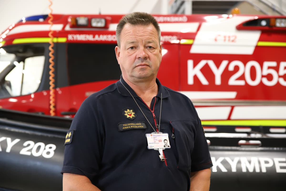 Työsuojelupäällikkö Jukka Ruuskanen Kymenlaakson pelastuslaitokselta.