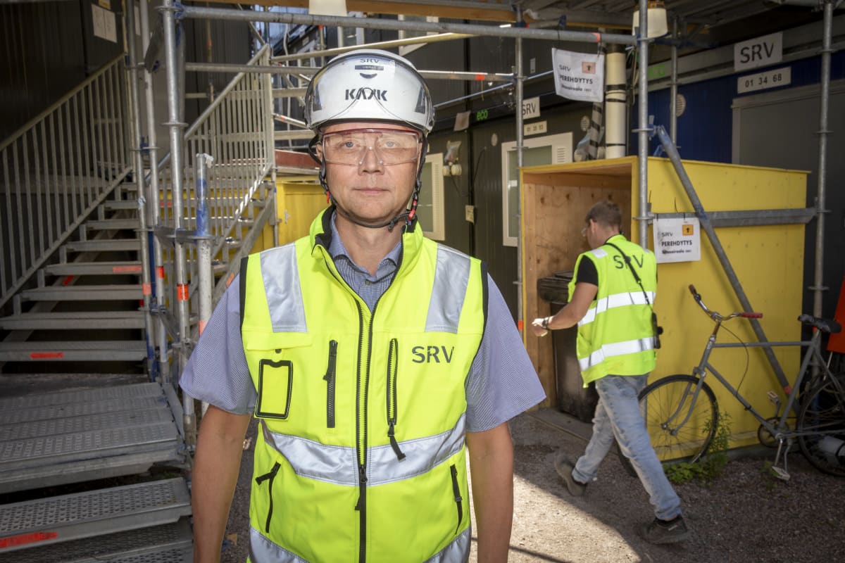 SRV:n toimitusjohtaja Juha Toimela.