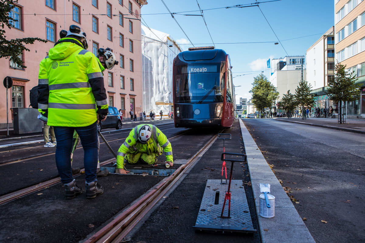 Tampereen ratikka.