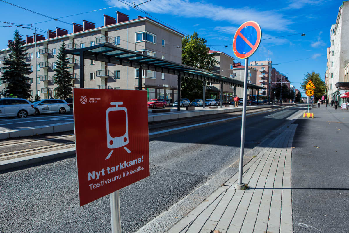 Tampereen ratikka.