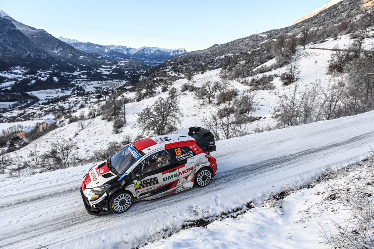 Kalle Rovanperä Monte Carlon MM-rallissa 2021.