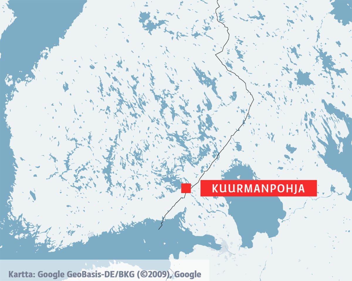 Kuurmanpohja kartalla
