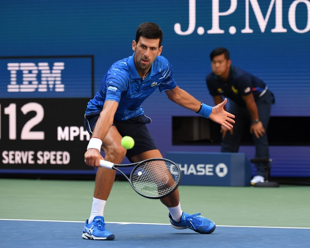Novak Djokovic kuvassa