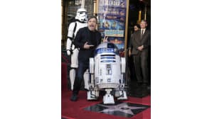 Näyttelija Mark Hamill sai tähden Los Angelesin Walk of Famelle 9. maaliskuuta.