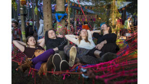 Kosmos Festival, Ristiina, metsäfestivaali, riippumatto
