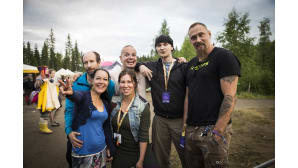 Kosmos Festival, Ristiina, metsäfestivaali, Olli Suvanto, Miazu Suvanto, Katariina Kapi, Harri Proteus Andersson, tekniikkavastaava Agentti Jaatinen, festivaalialueen maanomistaja Mika Tevala.