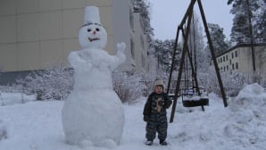 Emil ja lumiukko Tammisaaressa