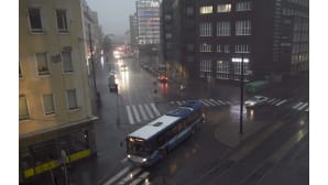 Rankkasade piiskasi Kamppia Helsingissä.