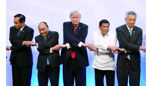 ASEAN jäsenmaiden ja USA:n juhlaseremonia.