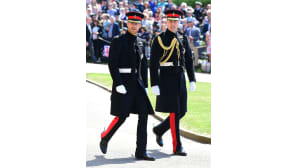 Prinssi Harry ja bestman prinssi William.