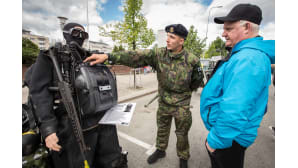Puolustusvoimain lippujuhlan päivän kalustonäyttely Seinäjoella 4.6.2018