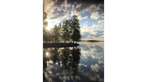 Kesän heijastus -kuva
