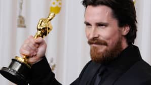 Parhaasta miessivuosasta palkittu Christian Bale